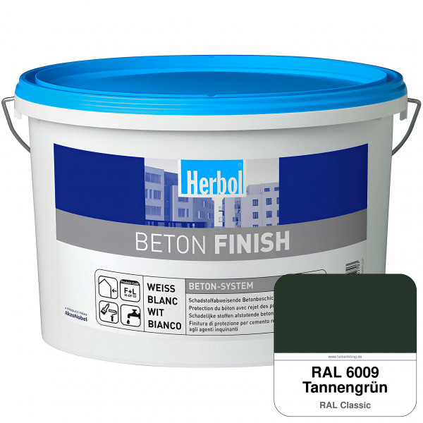Beton Finish (RAL 6009 Tannengrün)