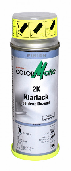 2K HI-Speed Klarlack seidenglänzend