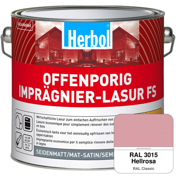 Offenporig Imprägnier-Lasur FS (RAL 3015 Hellrosa)