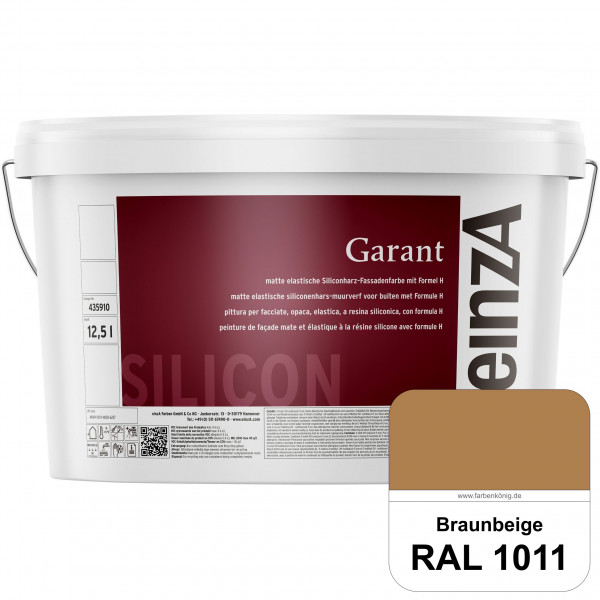 einzA Garant (RAL 1011 Braunbeige) elastische Siliconharz-Fassadenfarbe