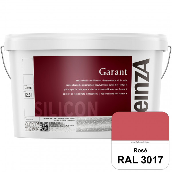 einzA Garant (RAL 3017 Rosa) elastische Siliconharz-Fassadenfarbe