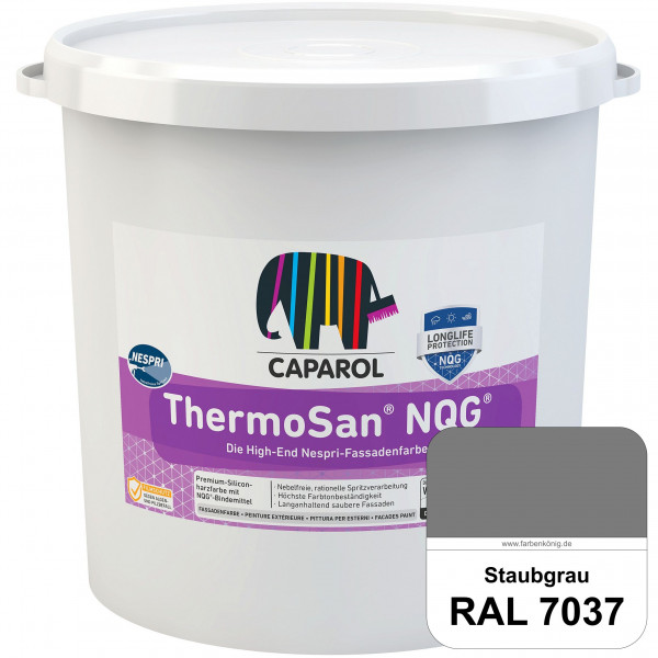 ThermoSan® NQG® Nespri (RAL 7037 Staubgrau) Siliconharz-Bindemittelkombination mit integrierter Nano
