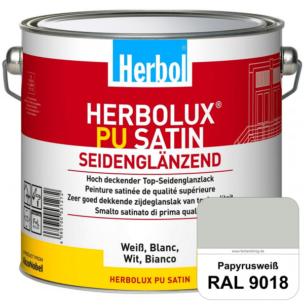 Herbolux PU Satin (RAL 9018 Papyrusweiß) Top-PU-Seidenglanzlack (Innen & Außen)