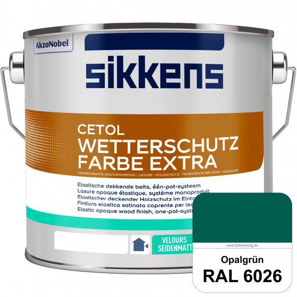 Cetol Wetterschutzfarbe Extra (RAL 6026 Opalgrün)