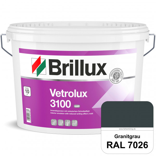 Vetrolux ELF 3100 (RAL 7026 Granitgrau) matte & gut zu reinigende Spezial-Innenfarbe