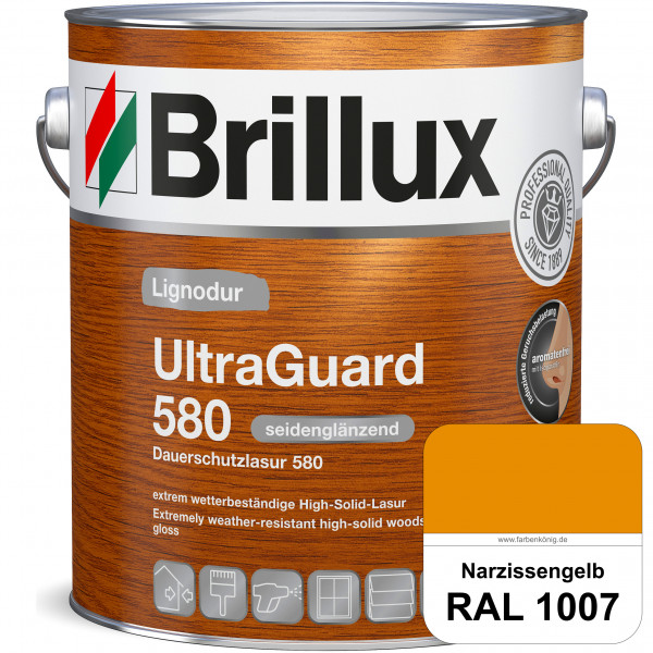 Lignodur UltraGuard 580 (Dauerschutzlasur 580) RAL 1007 Narzissengelb
