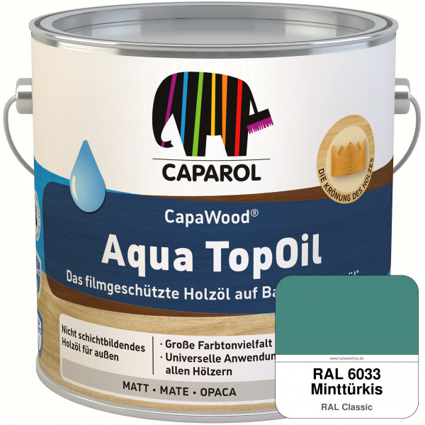 CapaWood® AquaTopOil (RAL 6033 Minttürkis)