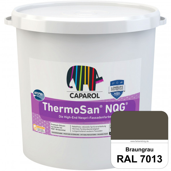ThermoSan® NQG® Nespri (RAL 7013 Braungrau) Siliconharz-Bindemittelkombination mit integrierter Nano