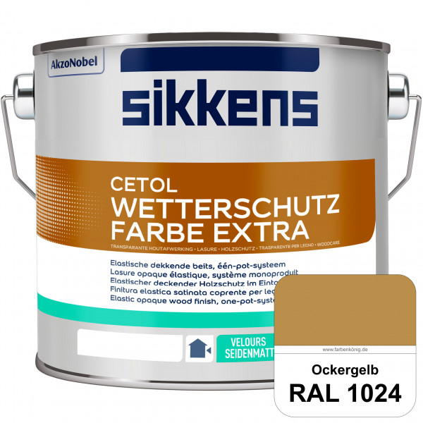Cetol Wetterschutzfarbe Extra (RAL 1024 Ockergelb)