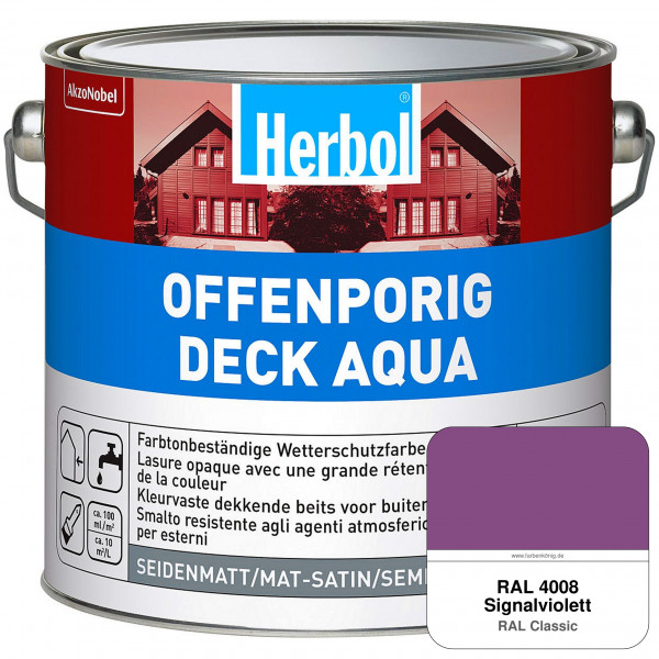 Offenporig-Deck Aqua (RAL 4008 Signalviolett)