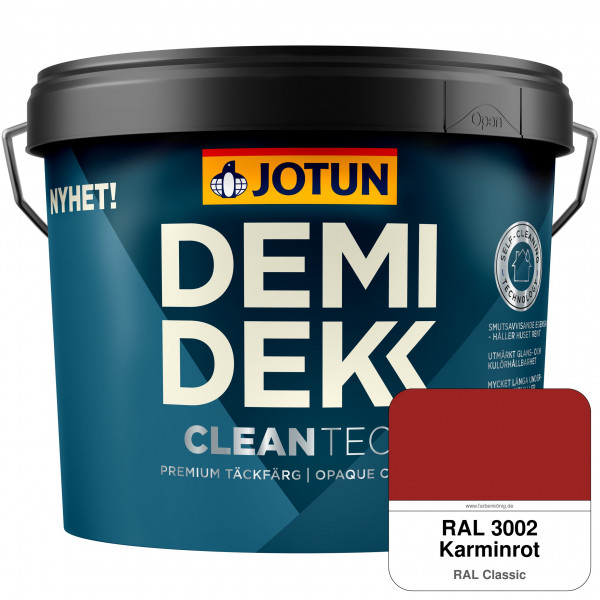 DEMIDEKK Cleantech (ehemals Demidekk Optimal, Demidekk Ultimate Täckfärg) - Deckende Holzfarbe für A