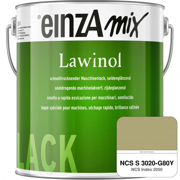 einzA Lawinol seidenglänzend (NCS S 3020-G80Y)