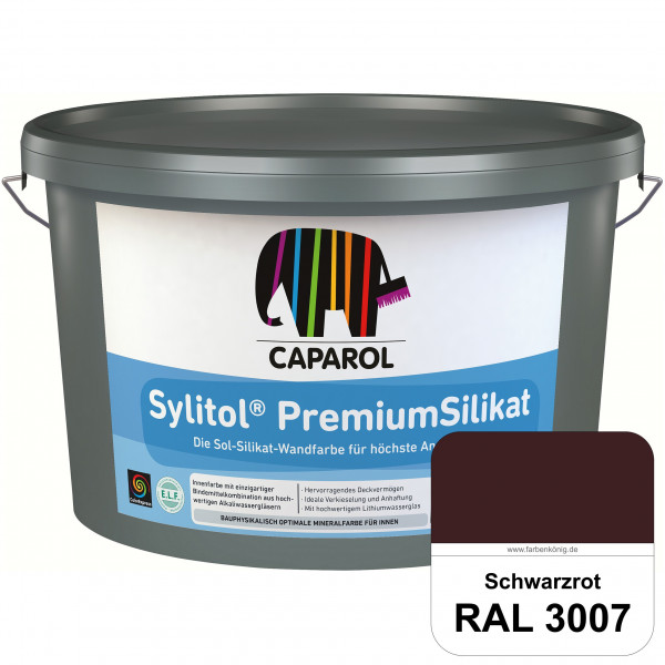 Caparol Sylitol PremiumSilikat (RAL 3007 Schwarzrot) - ehemals Histolith PremiumSilikat