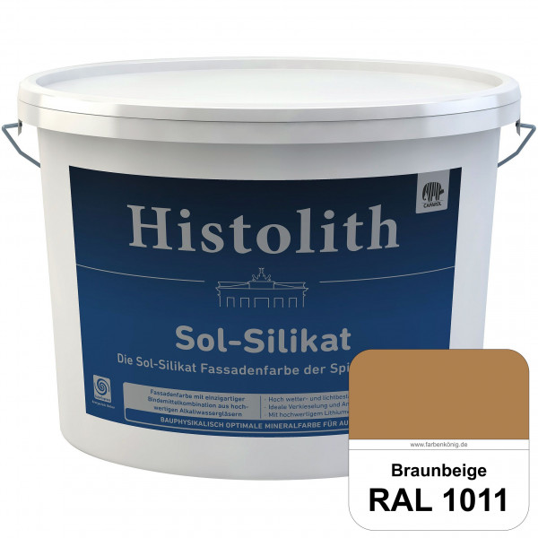 Histolith Sol-Silikat (RAL 1011 Braunbeige) Die Sol-Silikatfarbe der Spitzenklasse