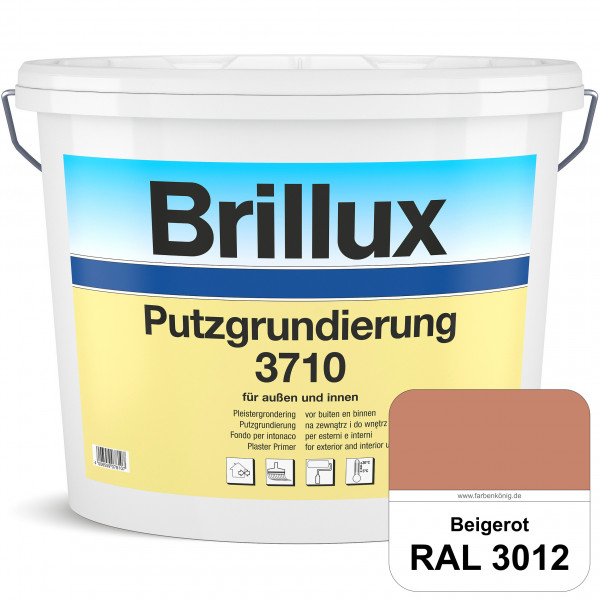 Putzgrundierung 3710 (RAL 3012 Beigerot) Wetterbeständige & quarzhaltige Grundierfarbe auf Dispersio