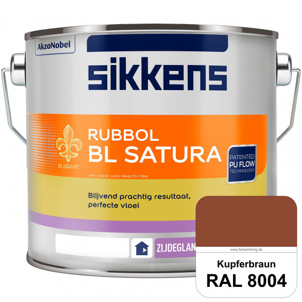 Rubbol BL Satura (RAL 8004 Kupferbraun) seidenglänzender PU-Lack (wasserbasiert) innen & außen