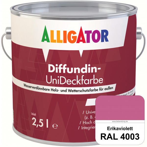 ALLIGATOR Diffundin-UniDeckfarbe (RAL 4003 Erikaviolett)