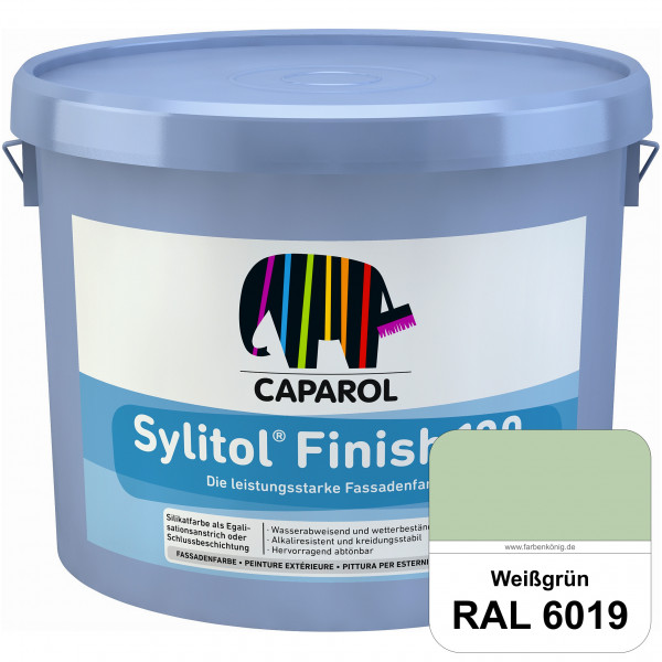 Sylitol® Finish 130 (RAL 6019 Weißgrün) wetterbeständige Fassadenbeschichtungen auf Silikatbasis