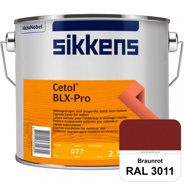 Cetol BLX-Pro (RAL 3011 Braunrot) Express Lasur für die Beschichtung von Holzoberflächen (außen)