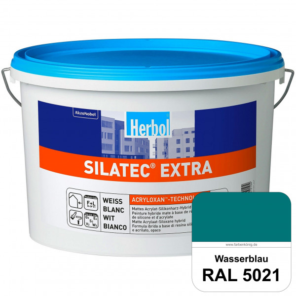 Silatec Extra (RAL 5021 Wasserblau) Siliconharz-Hybrid-Fassadenfarbe