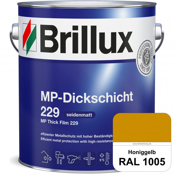 MP-Dickschicht 229 (RAL 1005 Honiggelb) Korrosionsschutz für grundierten Eisen- & Stahl sowie für Zi