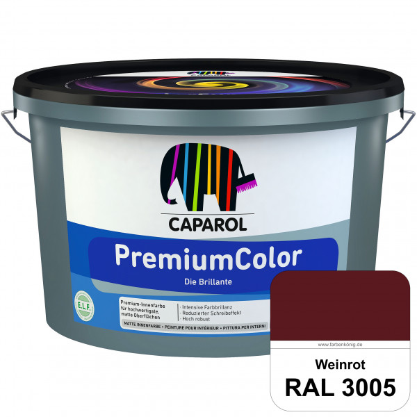 PremiumColor (RAL 3005 Weinrot) Premium Farbbrillanz & hohe Strapazierfähigkeit