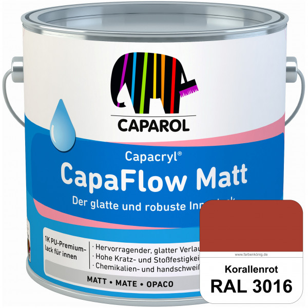 Caparol Capacryl CapaFlow Matt (RAL 3016 Korallenrot)