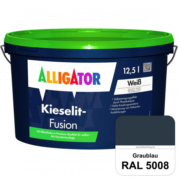 Kieselit Fusion (RAL 5008 Graublau)