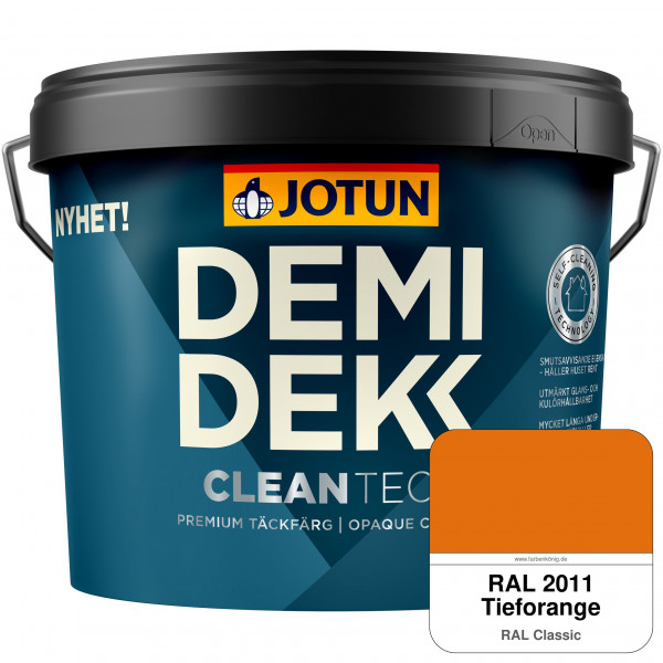 DEMIDEKK Cleantech (ehemals Demidekk Optimal, Demidekk Ultimate Täckfärg) - Deckende Holzfarbe für A