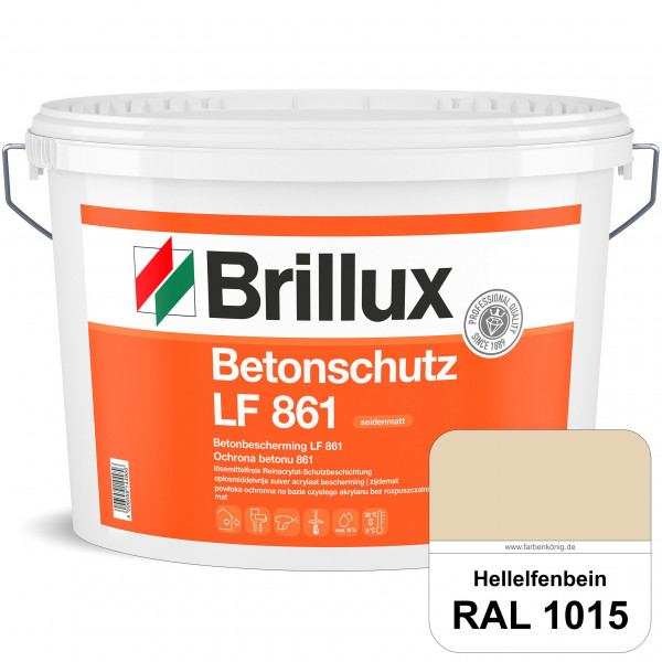 Betonschutz LF 861 (RAL 1015 Hellelfenbein) Wetterbeständige Lasur für mineralischen Untergründen z.