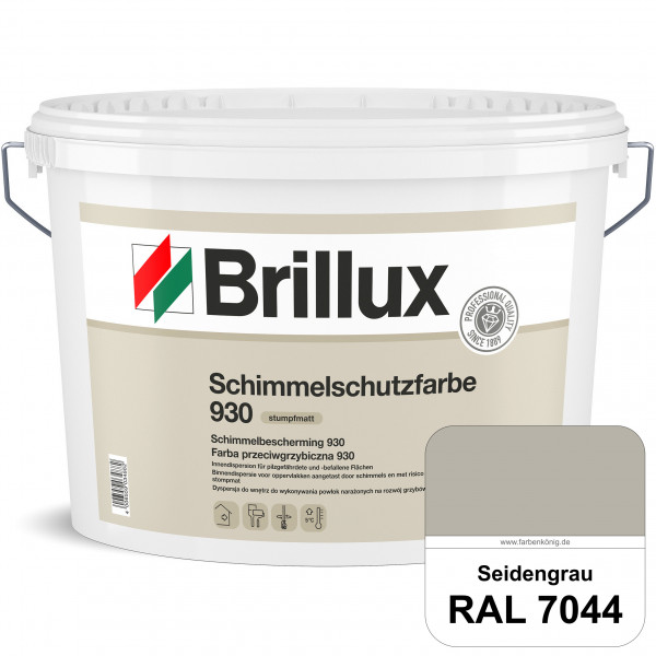 Schimmelschutz 930 (RAL 7044 Seidengrau) Spezial-Dispersionsfarbe für pilzgefährdeter und pilzbefall