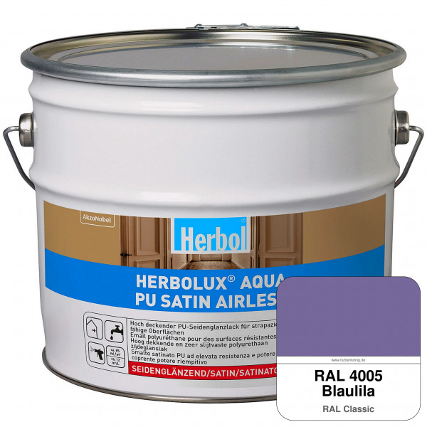 Herbolux Aqua PU Satin Airless (RAL 4005 Blaulila)