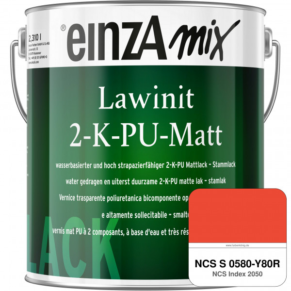 einzA Lawinit 2-K-PU Matt Stammlack (NCS S 0580-Y80R)