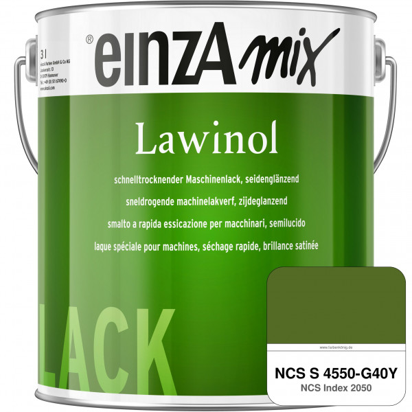 einzA Lawinol seidenglänzend (NCS S 4550-G40Y)