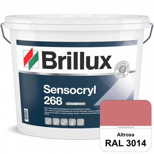 Sensocryl ELF 268 (RAL 3014 Altrosa) hochwertige seidenglänzende & strapazierfähige Reinacrylat-Inne