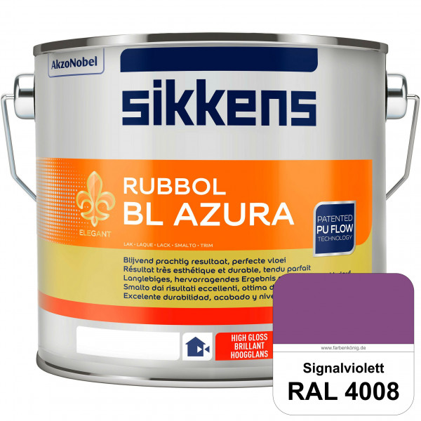 Rubbol BL Azura (RAL 4008 Signalviolett) PU-Hochglanzlack (wasserbasiert) innen & außen