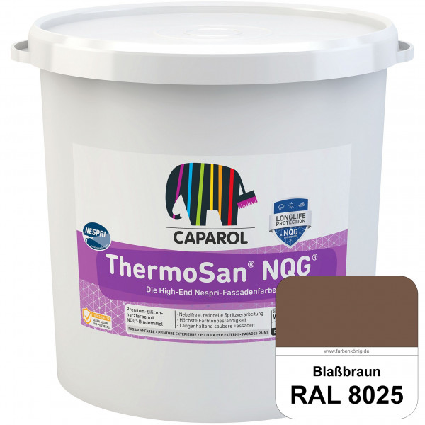 ThermoSan® NQG® Nespri (RAL 8025 Blassbraun) Siliconharz-Bindemittelkombination mit integrierter Nan