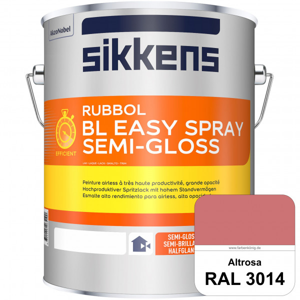 Rubbol BL Easy Spray (RAL 3014 Altrosa) Seidenglänzender Airlesslack (außen & innen)