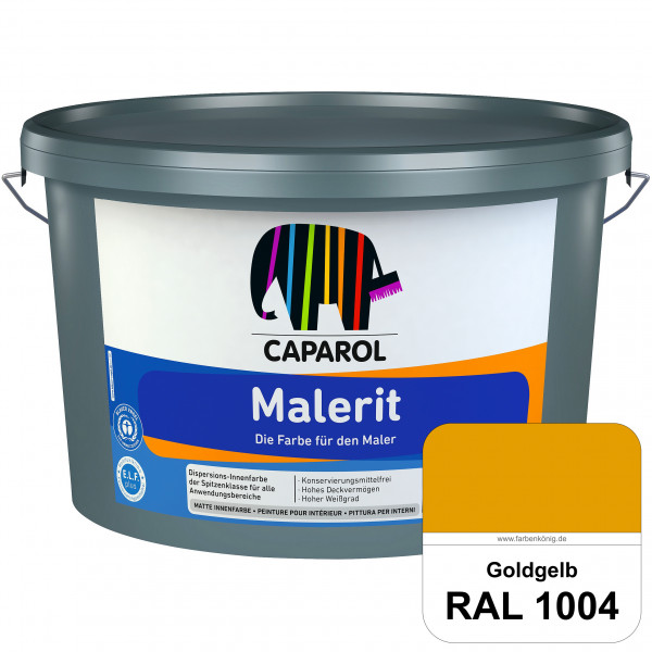 Malerit E.L.F. (RAL 1004 Goldgelb) matte Innenfarbe für Neu- & Renovierungsanstriche