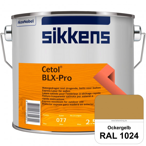Cetol BLX-Pro (RAL 1024 Ockergelb) Express Lasur für die Beschichtung von Holzoberflächen (außen)