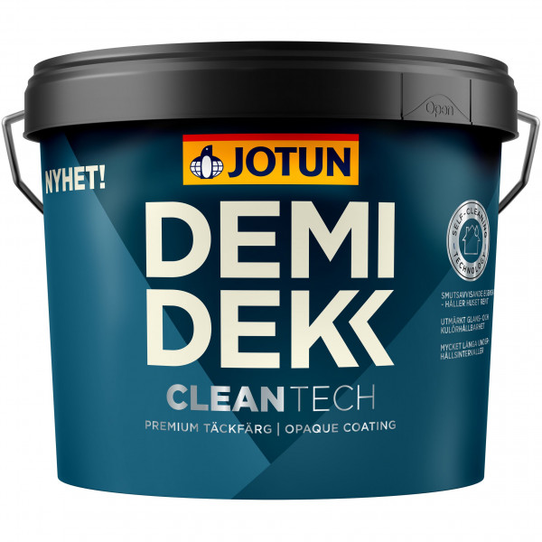 DEMIDEKK Cleantech - Deckende Holzfarbe für Außen (Weiß)