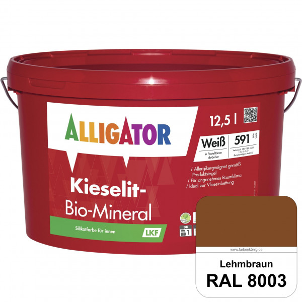 Kieselit-Bio-Mineral LKF (RAL 8003 Lehmbraun)