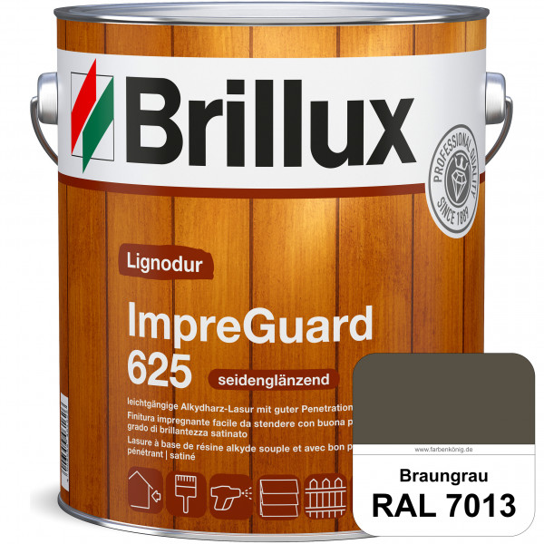ImpraGuard 625 (RAL 7013 Braungrau) imprägnierende Lasur (lösemittelhaltig) für allen Laub- und Nade