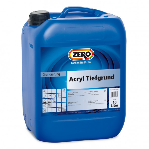 Acryl Tiefgrund (B-Ware) - 10 Liter (Farblos)