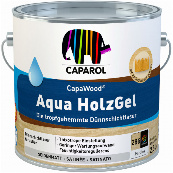 CapaWood® Aqua HolzGel (Farblos)
