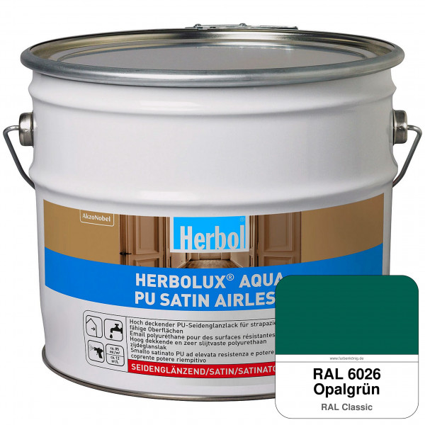 Herbolux Aqua PU Satin Airless (RAL 6026 Opalgrün)
