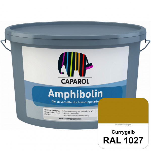 Amphibolin (RAL 1027 Currygelb) Universalfarbe auf Reinacrylbasis innen & außen