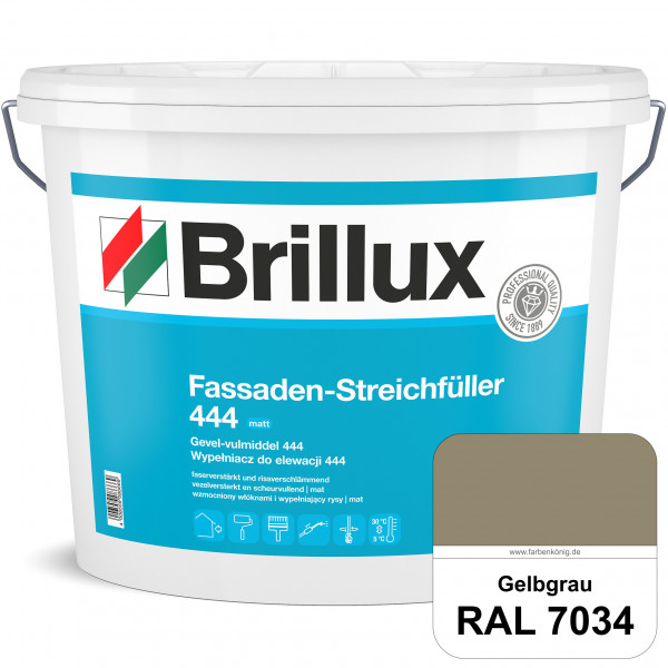 Fassaden-Streichfüller 444 (RAL 7034 Gelbgrau) Faserverstärkter Streichfüller mit rissverschlämmende