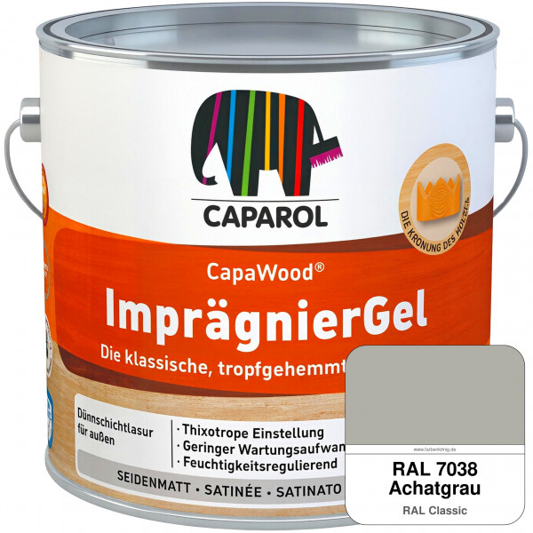 CapaWood® ImprägnierGel (RAL 7038 Achatgrau) - ersetzt Capadur LasurGel