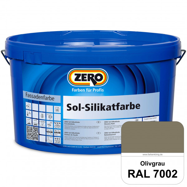 Sol-Silikatfarbe (RAL 7002 Olivgrau)